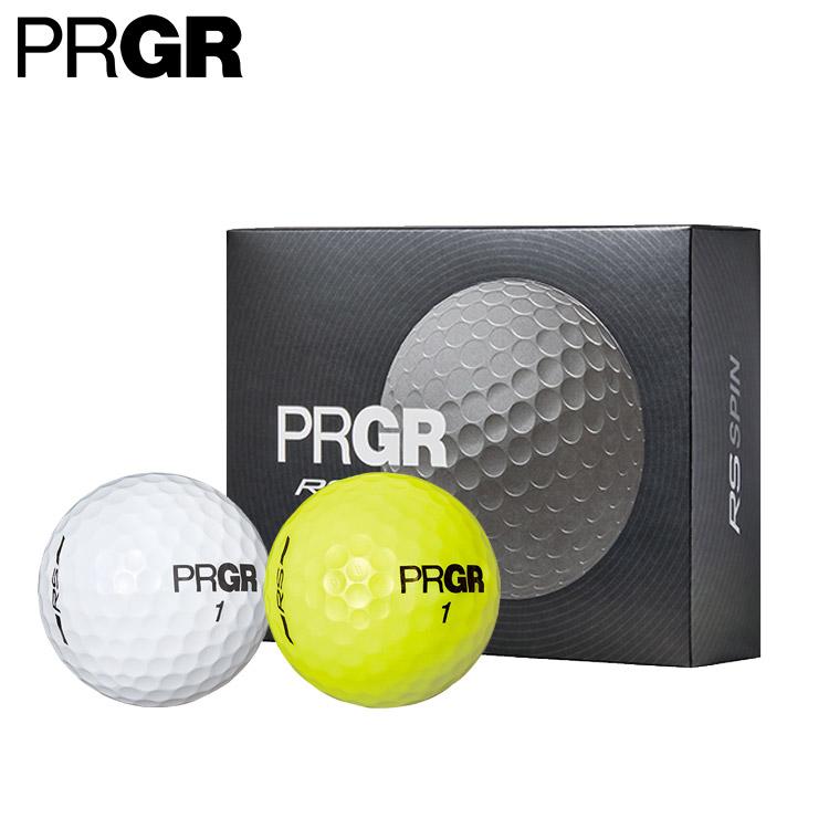 プロギア RS SPIN 2024 ゴルフ ボール 1ダース(12球)  無地 プレゼント コンペ PRGR | PRGR
