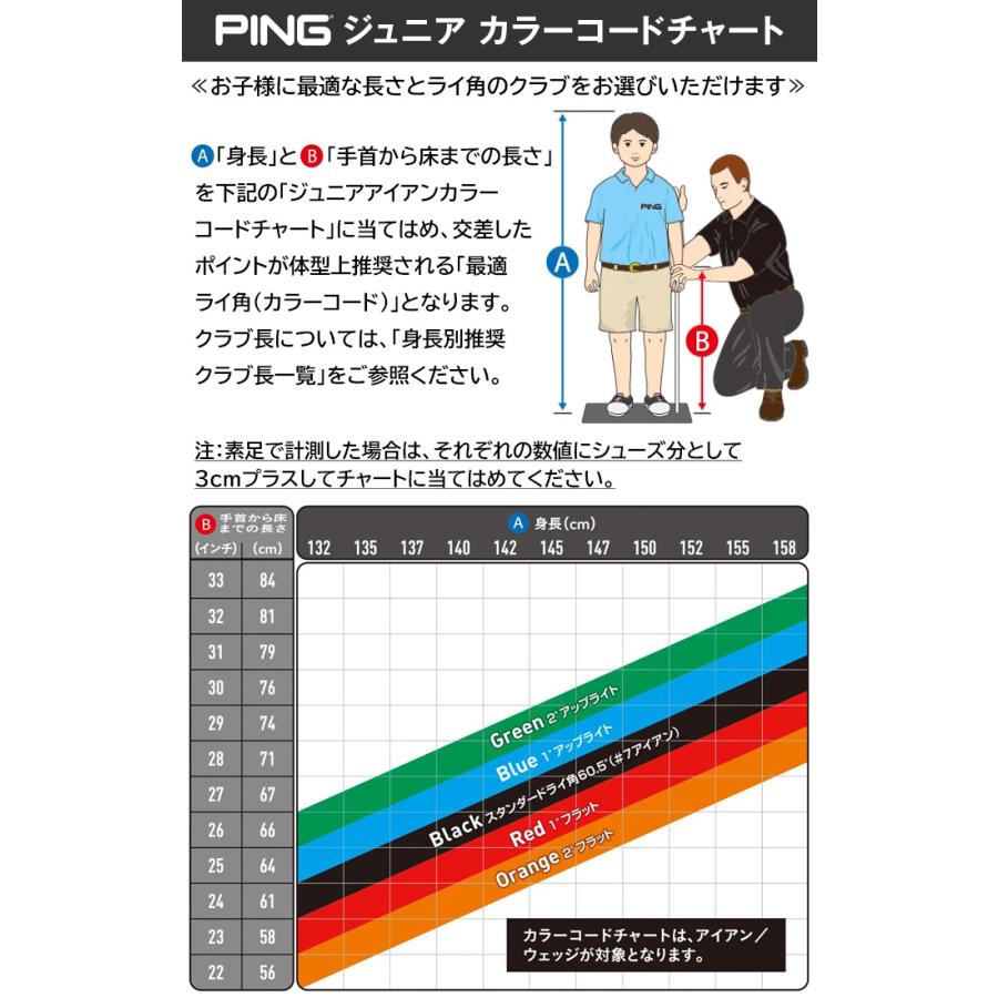 PING Prodi G　ジュニア用　7番　アイアン　単品／プロディジー 天才”を育てたいならPINGのジュニア向け！『Prodi G』シリーズ