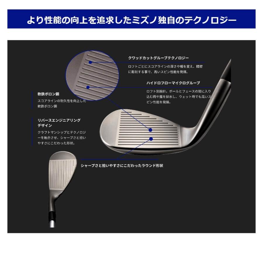 MIZUNO（ミズノ） ウェッジ S23ウエッジ ホワイトサテンブラッシュ