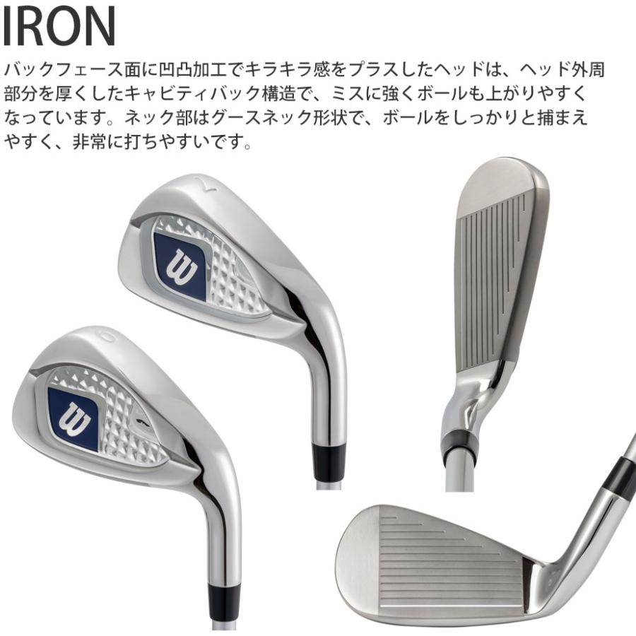 Wilson Staff ウィルソン ティアラ ニーノ 6本セット(1W、4W、7I Wilson Staff ウィルソン ティアラ ニーノ 6本セット(1W、4W、7I