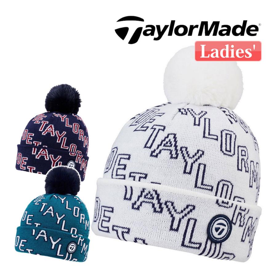 TaylorMade（テーラーメイド） ニット帽 ポンポンビーニー レディース
