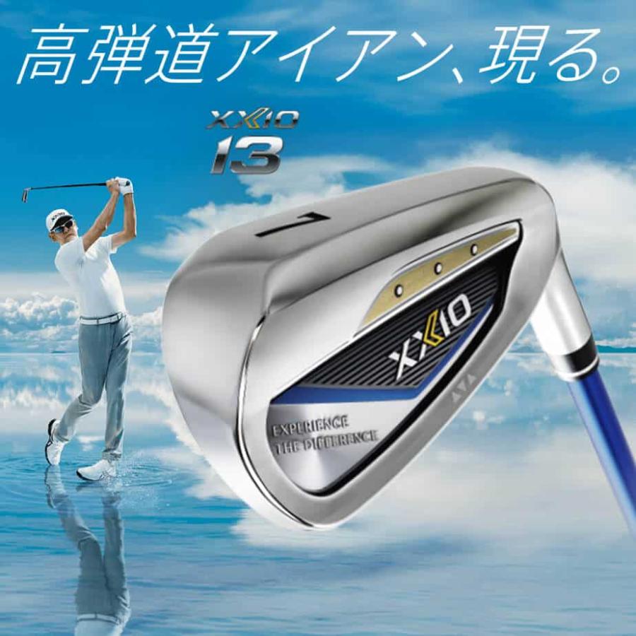 ダンロップ ゼクシオ13 単品アイアン(＃5、AW、SW) N.S. PRO 850GH DST for XXIO スチールシャフト ネイビー DUNLOP XXIO13 右用 ゴルフ 2024年モデル｜yatogolf｜03