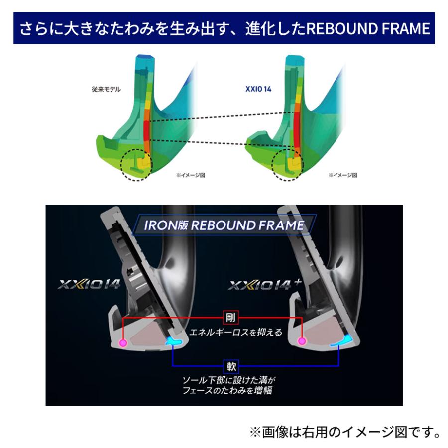 XXIO ダンロップ ゼクシオ14 単品アイアン(＃5、AW、SW) MP1400