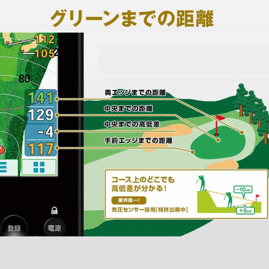 ユピテル（yupiteru） ゴルフナビ YGN7100 : ヤトゴルフ Yahoo