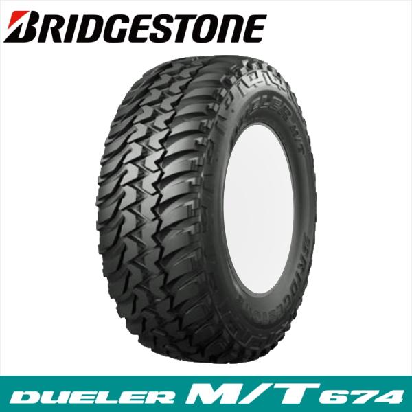 DUELER LT235/75R15C 104/101Q BRIDGESTONE M/T 674 ブリヂストン 