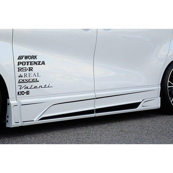 ROWEN エアロ JAPAN PREMIUM サイドパネル ABS製 素地 トヨタ アルファード S FF AGH30W用 1T018J00｜yatoh2