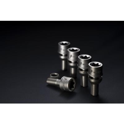 第一ネット BE Titanium Bolt Thunder ZERO ビーゼロ ホイールボルト Ti 16本セット(zero-12125-16)【ホイールパーツ】サンダアボルトチタニウム コニカル座 43mm M12xP1.25 - ホイール・タイヤ周辺用品