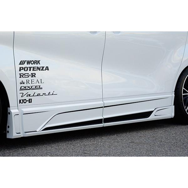 ROWEN エアロ JAPAN PREMIUM サイドパネル ABS製 塗り分け塗装済 トヨタ ヴェルファイア RR Z 4WD AGH35W用 1T018J00##｜yatoh