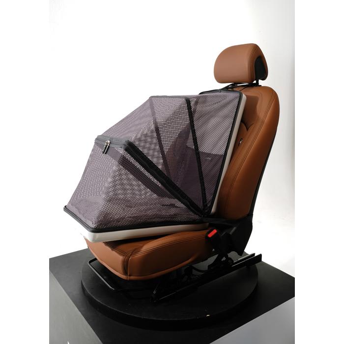 NOWWe CARRIE (ナウウィ キャリー) ペット用品 お出かけ 車 ドライブ 携帯型ドライブハウス ペット用ゲージ 折りたたみ車内ケージ 犬用 猫用 