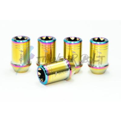 ThunderBolt Titanium ナット BE ONE Nuts M12xP1.25 コニカル座 16個