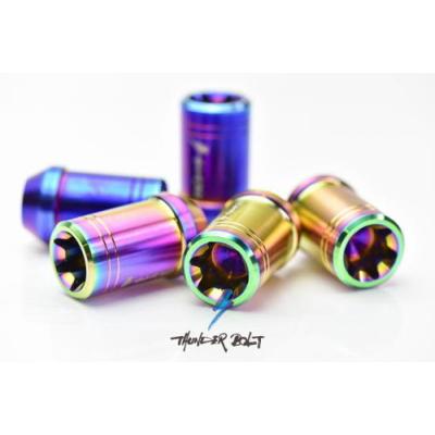 ThunderBolt Titanium ナット BE ONE Nuts M12xP1.5 コニカル座 20個 