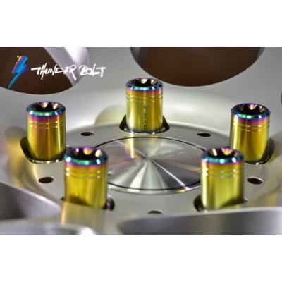 ThunderBolt Titanium ナット BE ONE Nuts M12xP1.5 コニカル座 20個 