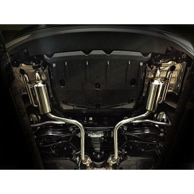 スルガスピード PFSループサウンドマフラー レクサス IS300h AVE30用 純正風下向きテール左右出し SRL-097