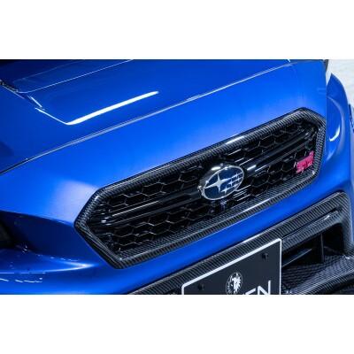ROWEN PREMIUM Edition フロントグリルエクステンション WetCarbon製 クリア塗装済 スバル WRX S4 4WD 後期 VAG用 1S010E11