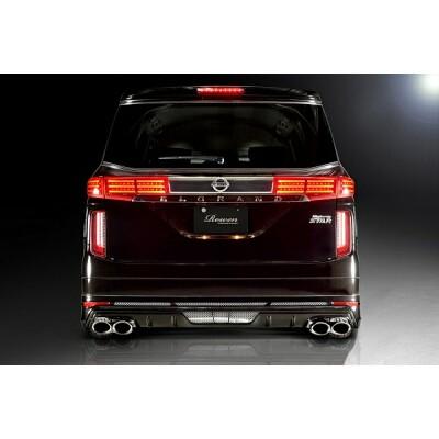 E52エルグランド　ROWEN　リアハーフスポイラー　ジャンク E52エルグランド ROWEN リアハーフスポイラー ジャンク