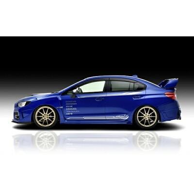 ROWEN エアロ PREMIUM Edition サイドアンダースポイラー FRP製 塗り分け塗装済 スバル WRX STI 4WD 前期 VAB用 1S006J00##｜yatoh