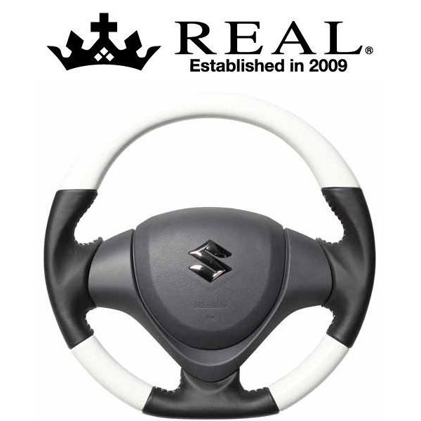 レアル ステアリング オリジナルシリーズ ワゴンR スティングレー MH34S/MH44S用 カラー：ホワイトカラー (MR31-WHW-WH)