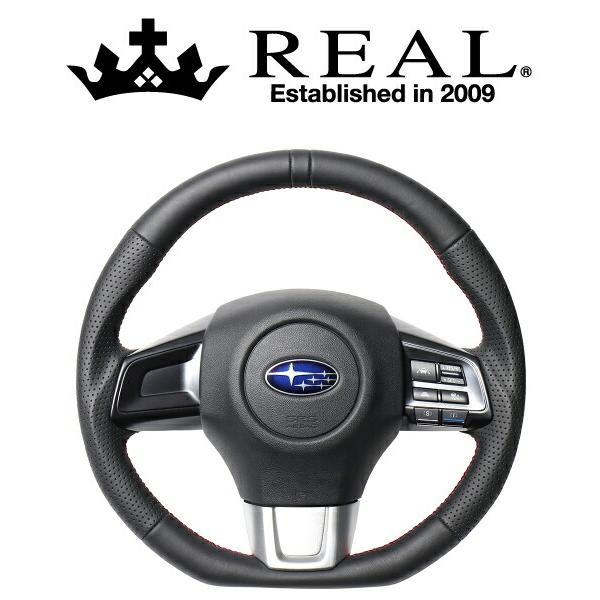 レアル ステアリング オリジナルシリーズ WRX STI VAB用 オールレザー 