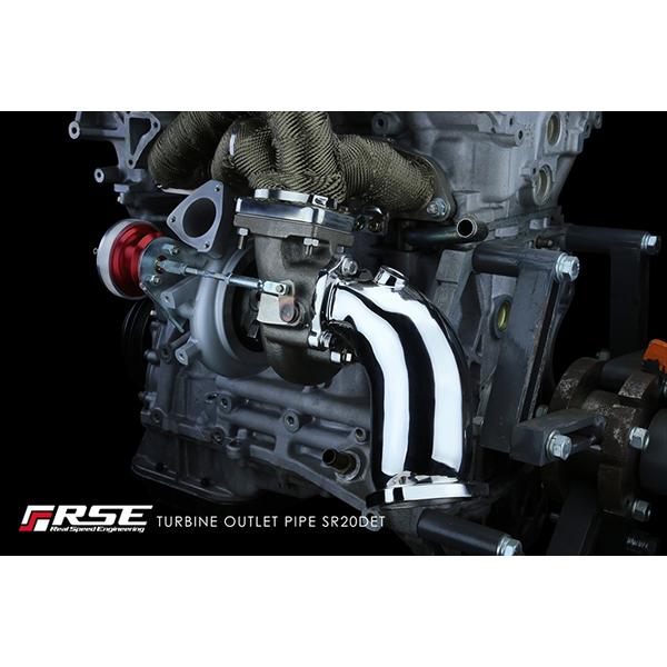 リアルスピードエンジニアリング パイプ タービンアウトレットパイプ