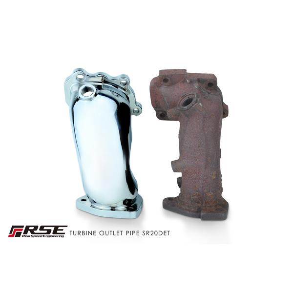 リアルスピードエンジニアリング パイプ タービンアウトレットパイプ