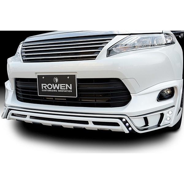 ROWEN エアロ SV PREMIUM Edition フロントハーフスポイラー フォグランプなし FRP製 塗り分け塗装済 トヨタ ハリアー 4WD ZSU65W用 1T017A10##