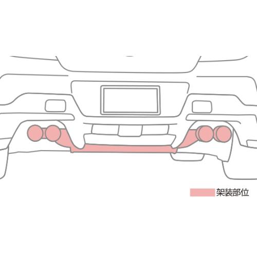 TRD マフラー GRスポーツマフラー トヨタ GR86 ZN8用 MS153-18005｜yatoh｜03