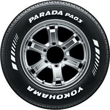 LT タイヤ　ヨコハマパラダ３本 PARADA PA03_製品特長 - ヨコハマタイヤ [YOKOHAMA TIRE]