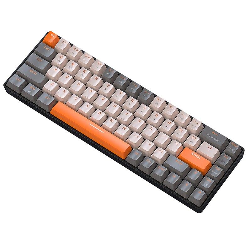 K68 2.4g/bt5.0メカニカルゲーミングキーボード,ワイヤレス K68 2.4g/bt5.0メカニカルゲーミングキーボード,ワイヤレス