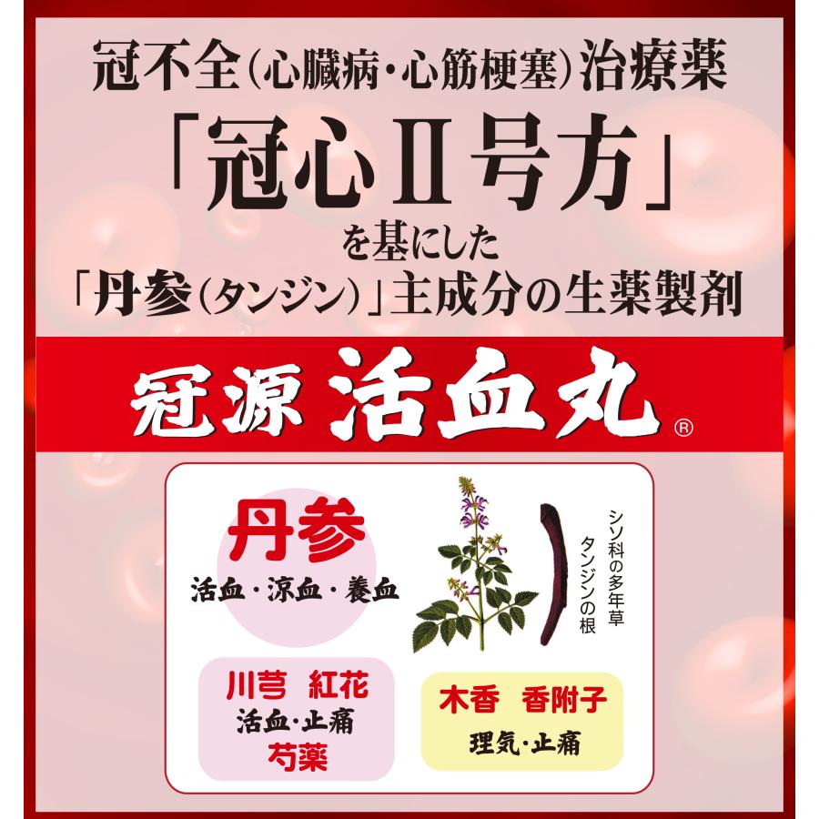 冠源活血丸 60丸(2日分)冠心II号方の丸剤 かんげんかっけつが 冠源活血丸 60丸(2日分)冠心II号方の丸剤 かんげんかっけつが