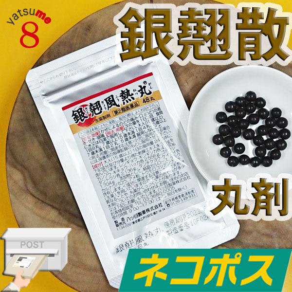 好評受付中 銀翹風熱丸 48丸 銀翹散 の丸剤 ぎんぎょうさん ギンギョウサン ぎんぎょう ふうねつがん かぜによる のどの痛み 口 のど の渇き せき 頭痛 お中元