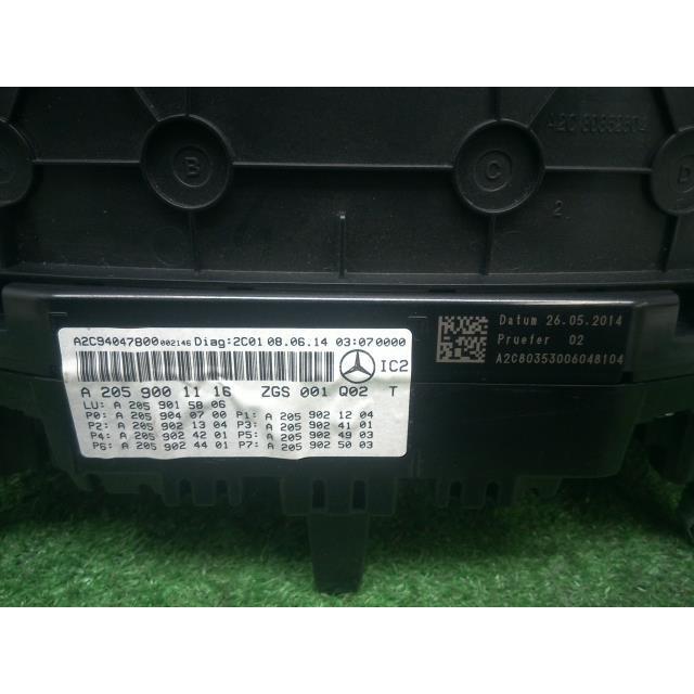 ベンツ Cクラス DBA-205040C スピードメーター C180 アバンギャルド