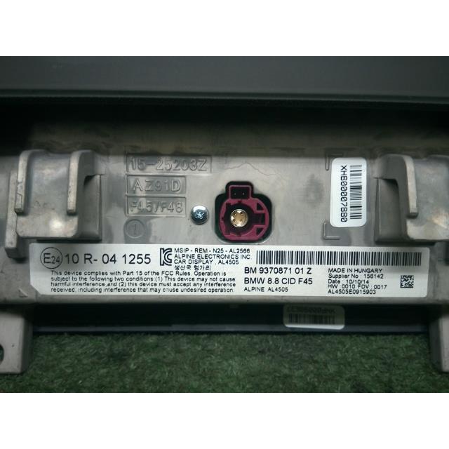 BMW 2シリーズ DBA-2A15 純正 マルチ モニター ビジョン 300 F45 yatsu