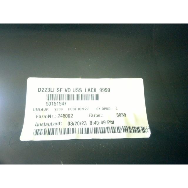 ベンツ Sクラス 5AA-223063 フロント バンパー フェース カバー 未使用