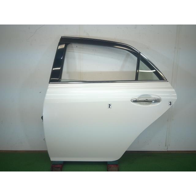 マークX マークX DBA-GRX120 リア 左 ドア リヤ 062 白 個人宅配送 