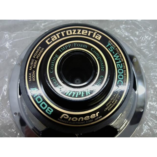 【動作確認済】カロッツェリア サブウーファー TS-W1200C 800W TS-W1200C PIONEER / carrozzeria(パイオニア / カロッツェリア)の