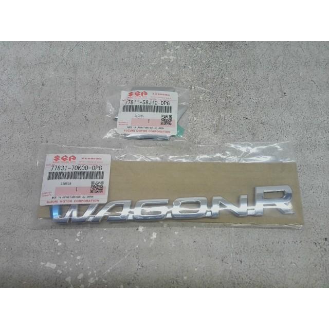 ワゴンR ワゴンR DBA-MH34S エンブレム 未使用品 バックドア用 ネーム