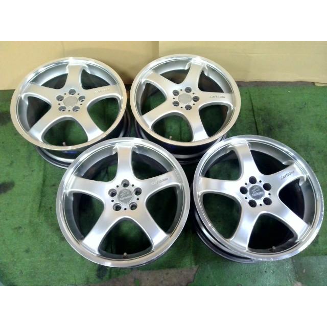 プリウス 中古 ホイール ホイル 社外 4本セット 18インチ 5-100 yatsu 