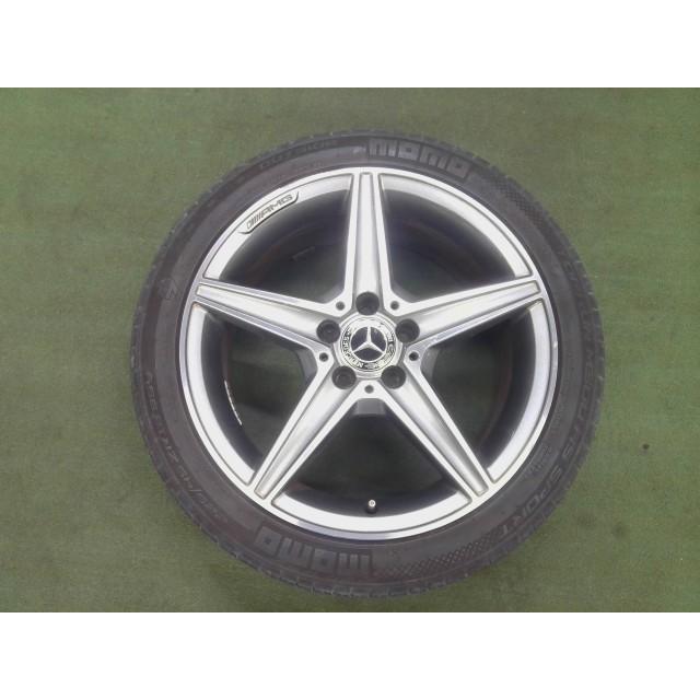 中古 タイヤホイール ベンツ Cクラス 18インチ タイヤ付 AMG 個人宅配 
