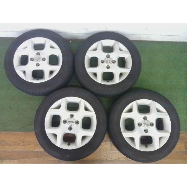 キューブ 中古 タイヤホイール YGZ11 15インチ 4本セット 個人宅配送