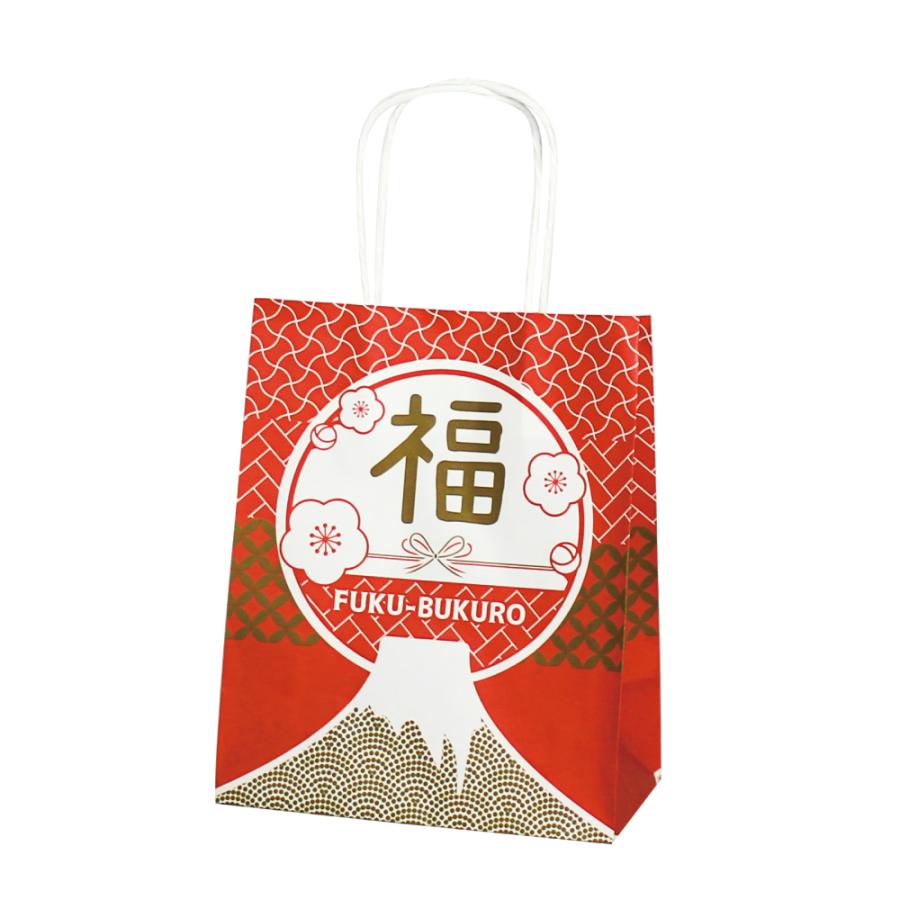 紙袋 手提げ 【紙手提げ袋 T-2 Mt.福】25枚入 福袋 : 包装用品の谷津