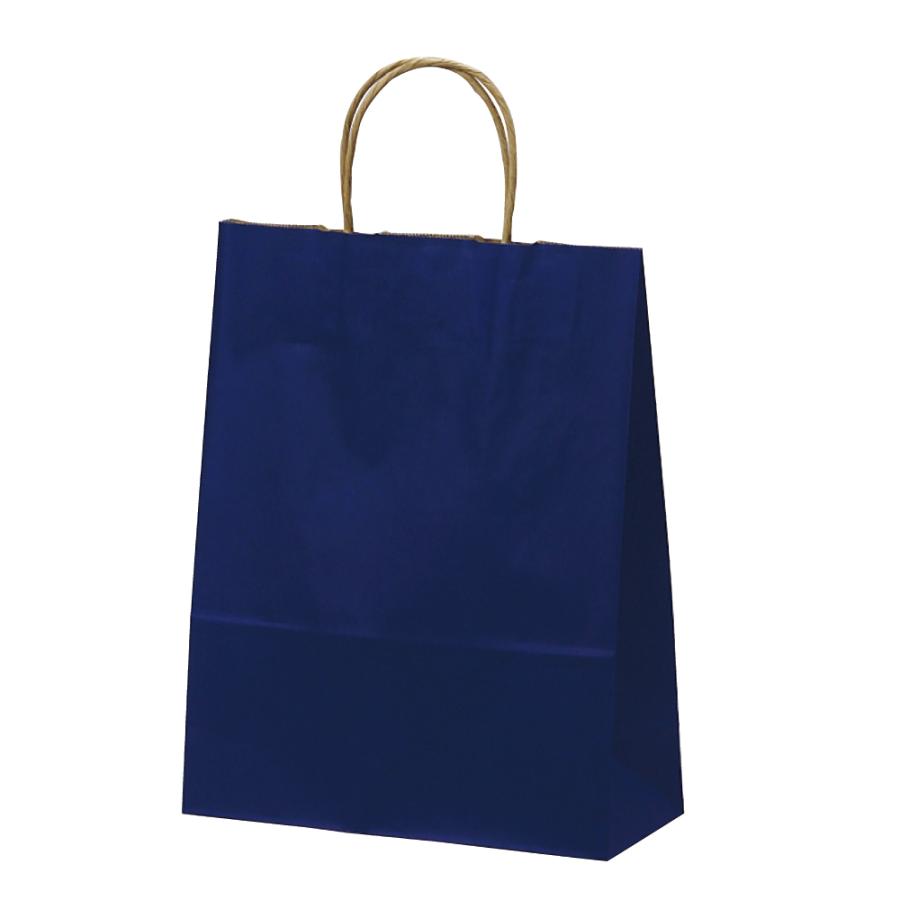 紙手提げ袋　T-X　カラー　紺　50枚入 | 