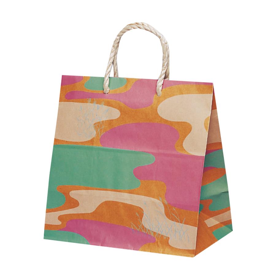 紙手提げ袋 T-ミニ 利休 100枚入 | 