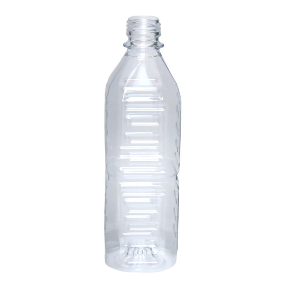 空 ペットボトル容器 500ml 角型 420本入 ふた付セット : 包装用品の
