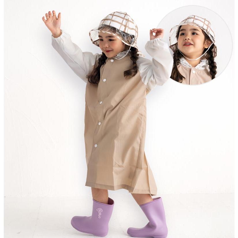 HERMES プティシャルティ ハット 子供用 キッズ サイズ52 Yours Army World（ユアーズアーミーワールド） レインハット キッズ
