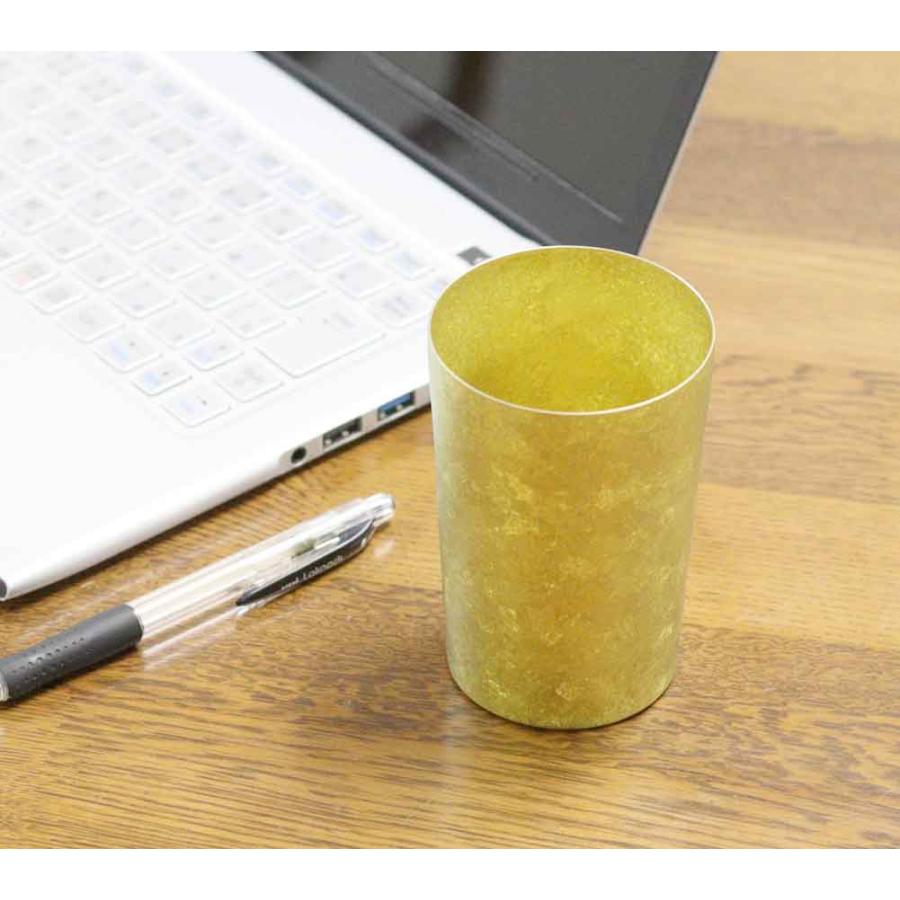 窯創り HORIE ホリエ チタン製二重タンブラー ライト 金T-09-KM270G