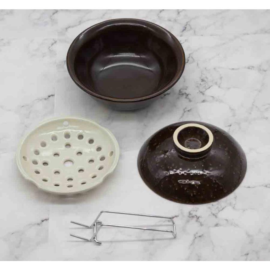 【未使用品】伊賀焼窯元長谷園　土鍋　蒸し蓋付き　3-5人用 長谷園 公式 伊賀土鍋 白釉 中 2人〜4人用 1600ml 土鍋 直火 ガス火