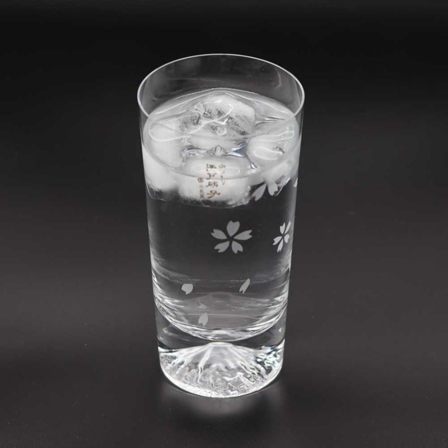 田島硝子（TAJIMA GLASS） 富士山グラス タンブラー 桜 TG15-015-TS