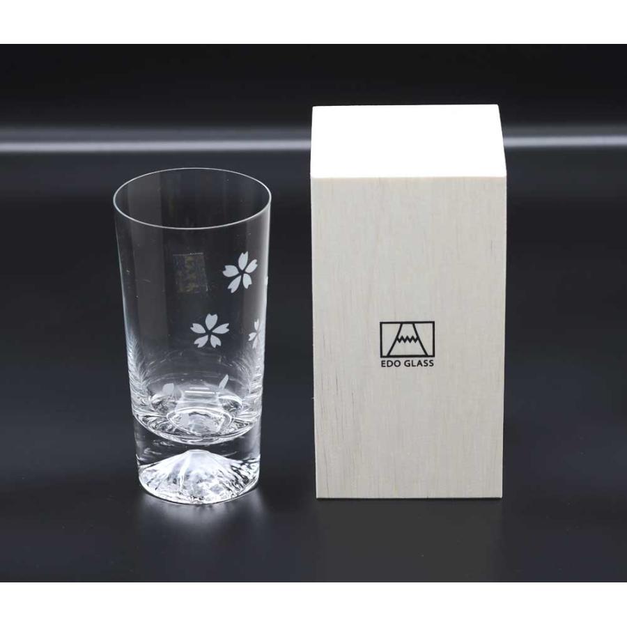 田島硝子（TAJIMA GLASS） 富士山グラス タンブラー 桜 TG15-015-TS