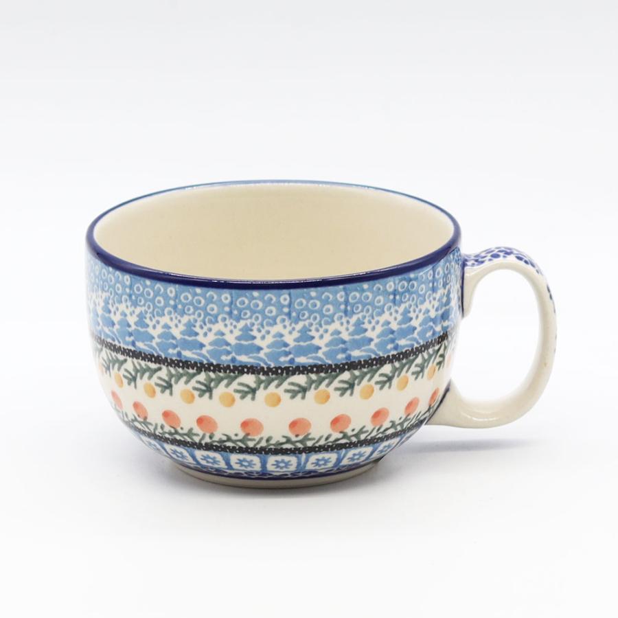 【極美品】【レア！】ポーリッシュポタリー セラミカ スープカップ＆スクエアお皿 Ceramika Artystyzna 【正規取扱店】ポーリッシュポタリー ツェラミカ