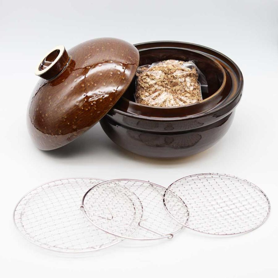 長谷園 【正規取扱店】長谷園 いぶしぎん 大 ACK-80 燻製器 伊賀焼